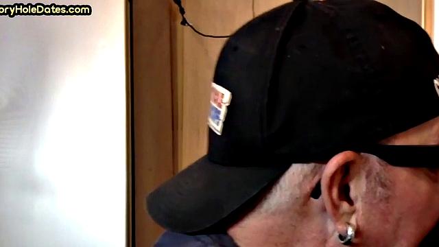 Mature cocksucker gloryhole fucked in homemade closeup