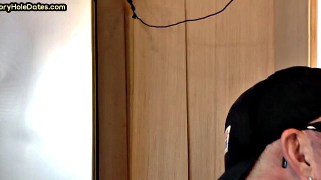 Mature cocksucker gloryhole fucked in homemade closeup