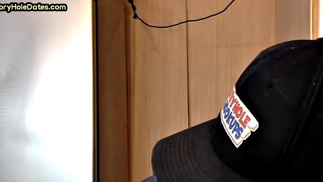 Mature cocksucker gloryhole fucked in homemade closeup