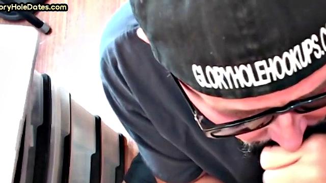 Mature cocksucker gloryhole fucked in homemade closeup