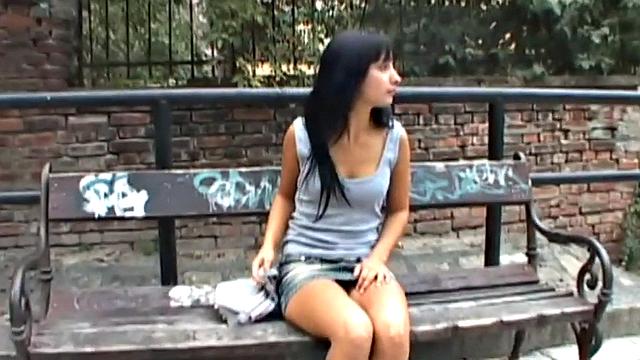 Amateur toys her horny pussy