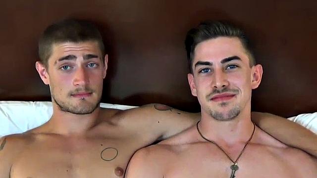 Dirty tattooed guy fucked in anal by nice fucker