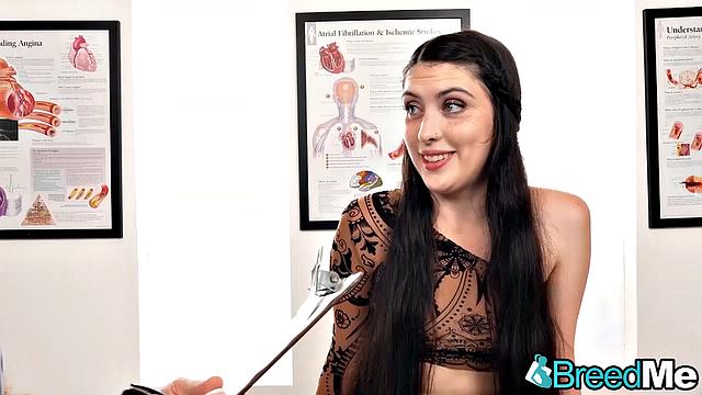 Clinic Visit Ends with Creampie