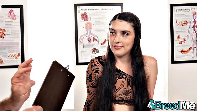 Clinic Visit Ends with Creampie