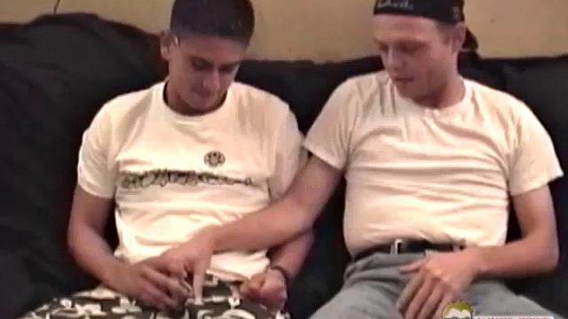 As mentioned earlier, Kevin has never fucked before, but he'll lose his virginity soon, so stay tuned. In this oral scene, Kevin gets his dick sucked by Kyle.