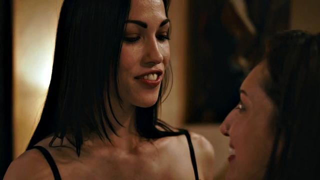 Steamy lesbian sex with classy lingerie