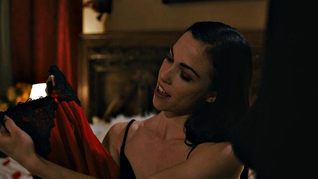 Steamy lesbian sex with classy lingerie