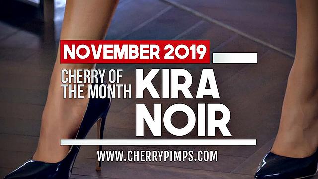 Classy Ebony Kira Noir Enjoys Solo Fingering Tight Pussy