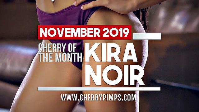 Classy Ebony Kira Noir Enjoys Solo Fingering Tight Pussy