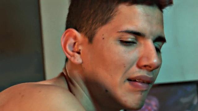 Handcuffed Latin twink by gaydaddy till cumshot