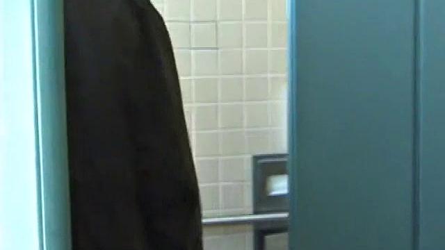 In the men's room, Christian unpacks a stack of porn magazines and flips through the pages, looking for th girl of the moment. Dropping pants and boxers, Christian gets into a firm jerk off, made especially noisy by liberal lubrication.