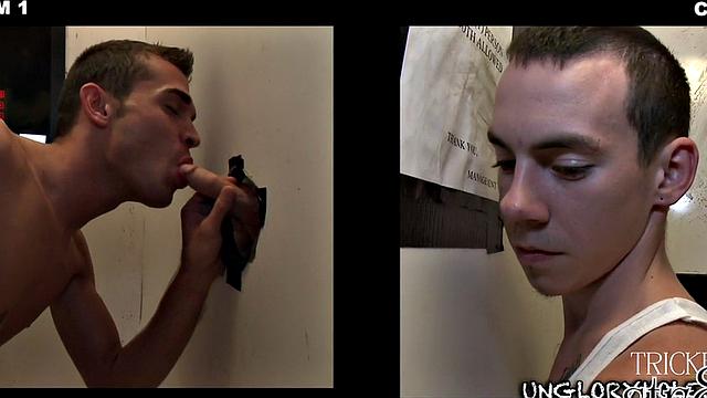 Horny gloryhole Amateur Sucked