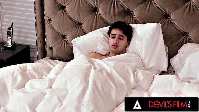 DEVILS FILM - Stunning MILF with Big Tits Gets Her Sweet Asshole Pounded By Stepson