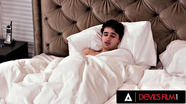 DEVILS FILM - Stunning MILF with Big Tits Gets Her Sweet Asshole Pounded By Stepson