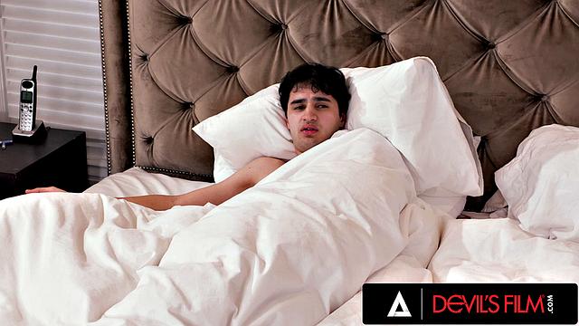 DEVILS FILM - Stunning MILF with Big Tits Gets Her Sweet Asshole Pounded By Stepson