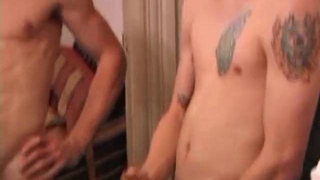 Eight Boys Stroking Their Cocks