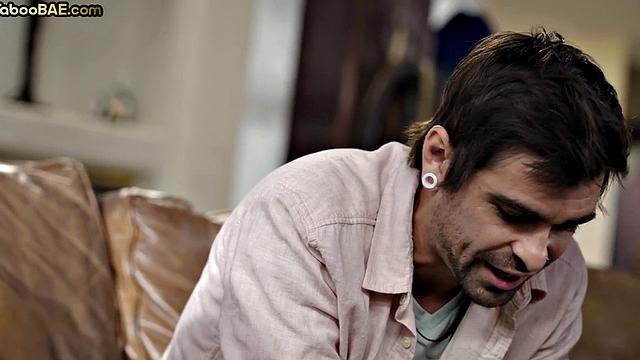 Busty babe pussylicked and banged in hairy pussy