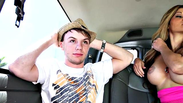 Picked up stud fucks tattooed and pierced jock till cum