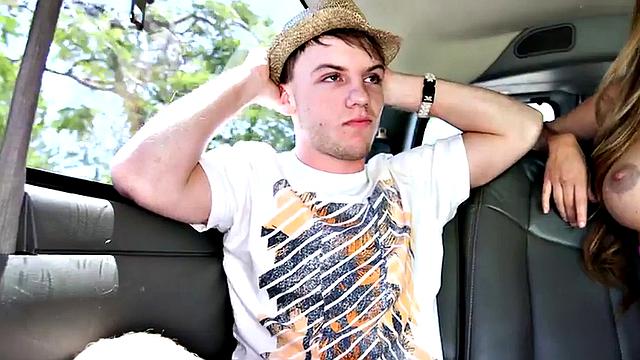 Picked up stud fucks tattooed and pierced jock till cum