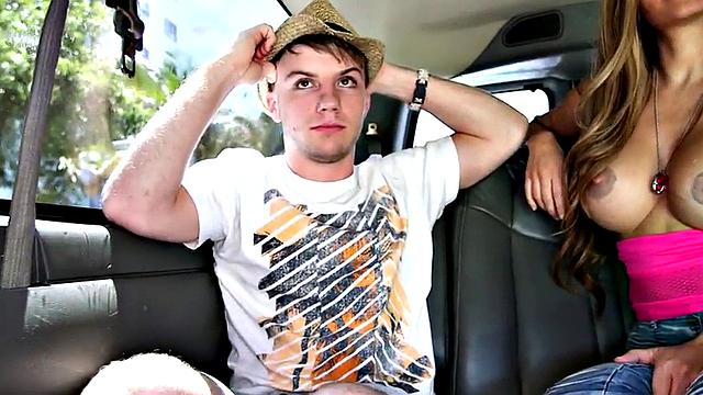 Picked up stud fucks tattooed and pierced jock till cum