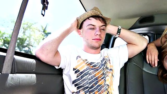 Picked up stud fucks tattooed and pierced jock till cum