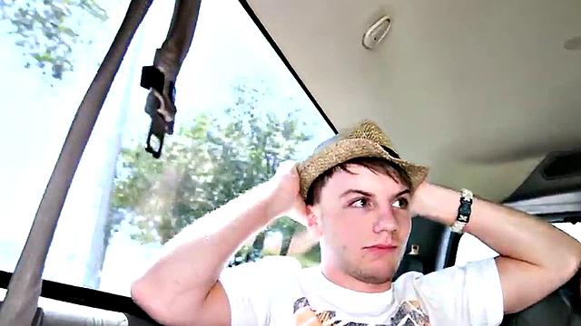 Picked up stud fucks tattooed and pierced jock till cum