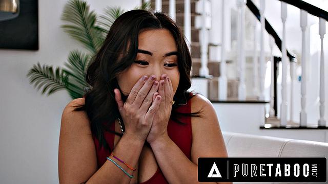 PURE TABOO Asian Stepsisters Lulu Chu & Kimmy Kimm Fulfill Stepdad's Fantasy