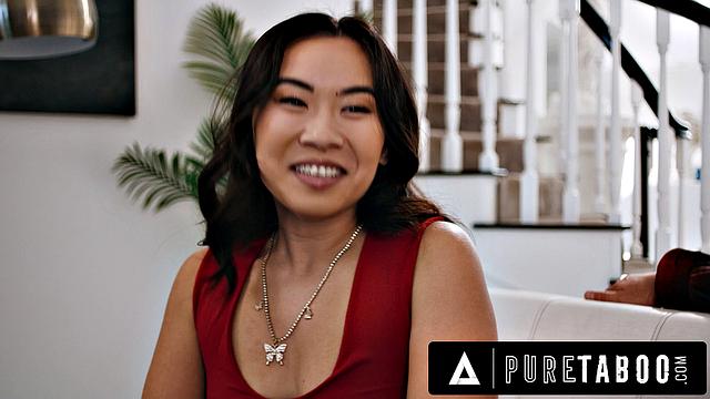 PURE TABOO Asian Stepsisters Lulu Chu & Kimmy Kimm Fulfill Stepdad's Fantasy