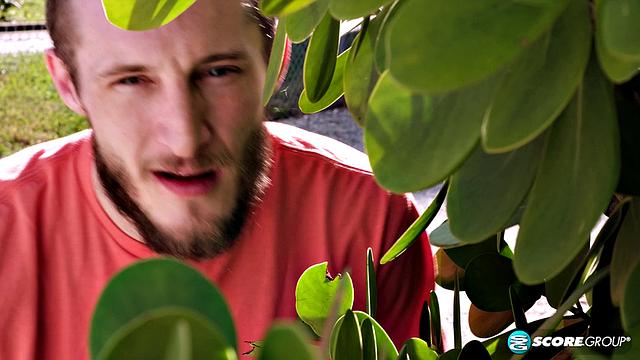 Maggie Green: Bikini Babe Takes Brick