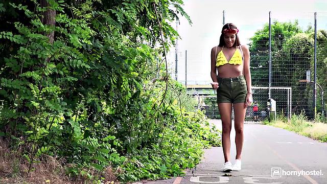 Sexy babe takes a monster BBC