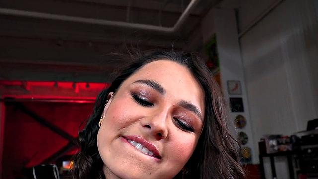 21yo slut rubbing cock in POV after teasing