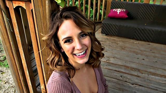 Watch Bounce, the stunning tattooed babe, get her bald pussy drilled in doggy-style with her hand and her big tits bouncing in ecstasy