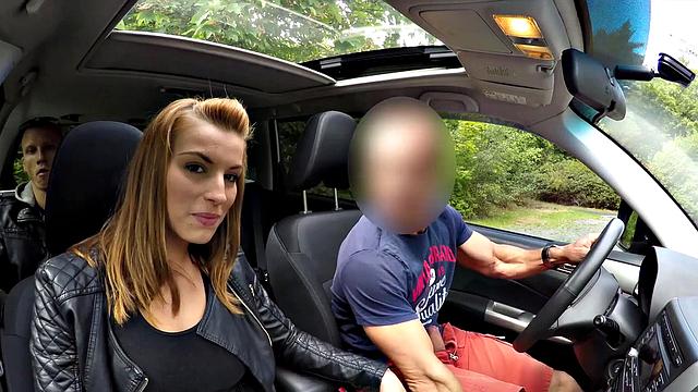 HUNT4K. For cash dazzling nymph has outdoor sex with rich stranger