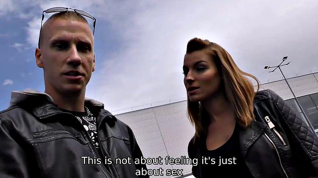 HUNT4K. For cash dazzling nymph has outdoor sex with rich stranger