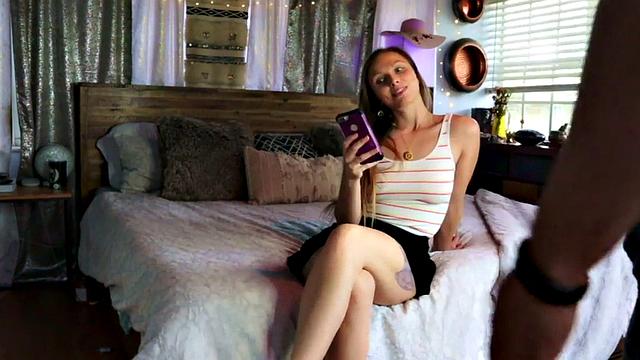 femdom stepsister jerking and cocksucking in cfnm