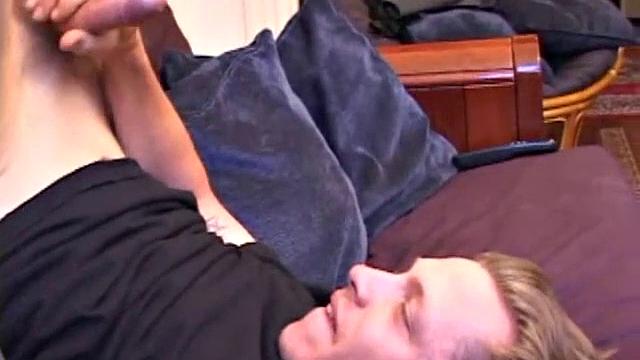 While doing a jerk off scene, Shane is assisted by another hand, which obviously enjoys being wrapped around that perfect cock. So much so that he strokes until Shane shoots his warm cum load.