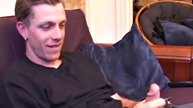 While doing a jerk off scene, Shane is assisted by another hand, which obviously enjoys being wrapped around that perfect cock. So much so that he strokes until Shane shoots his warm cum load.