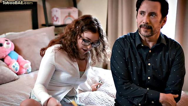 21yo petite babe rides DILF