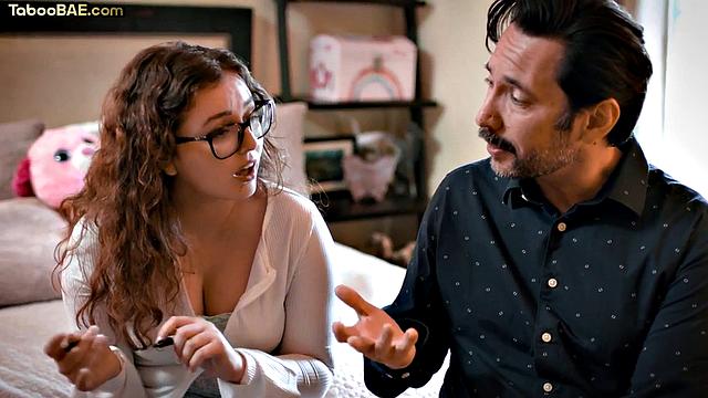 21yo petite babe rides DILF