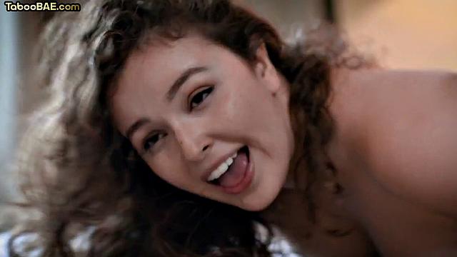 21yo petite babe rides DILF