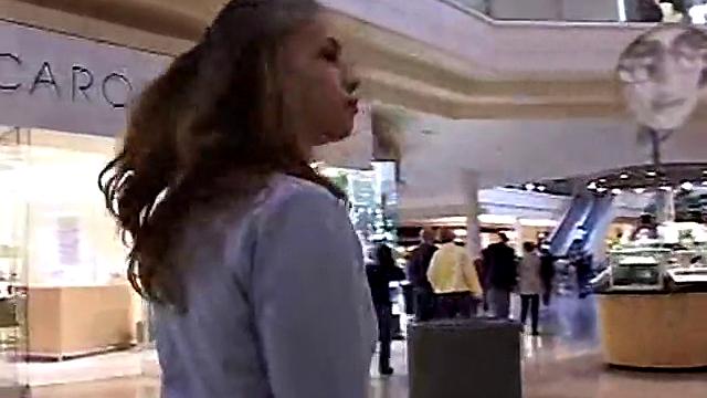 Little April Flattered By Guy Comes Home For Some Solo Fun