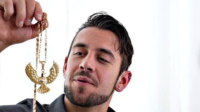 Mesmerized stud rimmed by boss in office after colleague's BJ