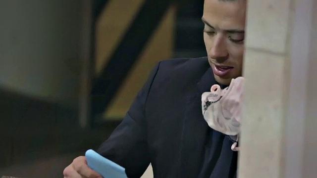 Big-titted MILF rides boss's hard cock before getting her shaved pussy pounded