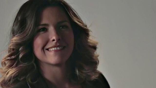 Big-titted MILF rides boss's hard cock before getting her shaved pussy pounded