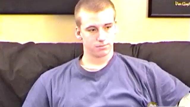 Think of this one as a bonus cum shot. It's a quickie of 18 year old straight boy Jason getting a hand job from Auntie Bob. Without noticing, he hit the exposure setting on the camera, so the video quality is quite poor in some areas.