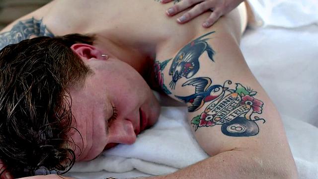 FANTASY MASSAGE - Hot Masseuse Charlotte Star Gets The Chance To Have Fun With Her Old Friend Crush