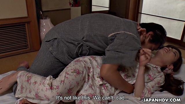 Cheating wife Emi Sasaki is fucked by father-in-law