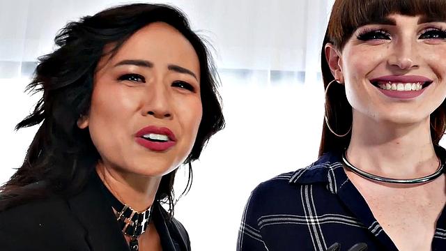 Subject Strapon Fucked by Asia Domina in Foot Fetish