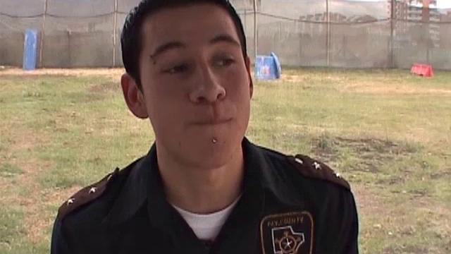 After enjoying a few rounds of paint ball, Gustavo heads home to enjoy some self-pleasuring on his bed. The Latino strips out of his clothes and grabs his big uncut cock.