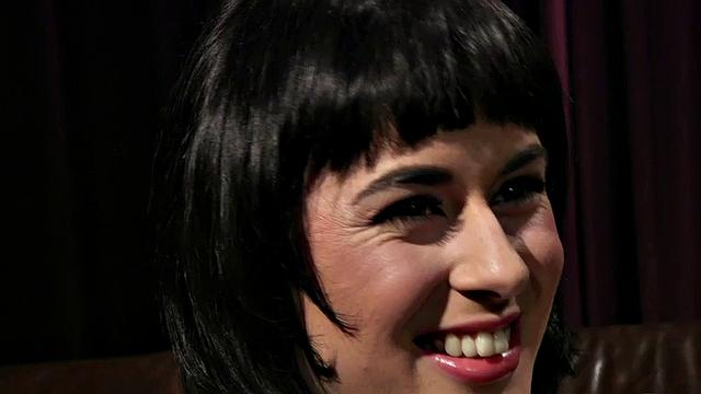 Bondage dyke pussylicking femdom in duo while in stockings